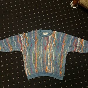 COOGI Vibrant Multicolor Crewneck Sweater